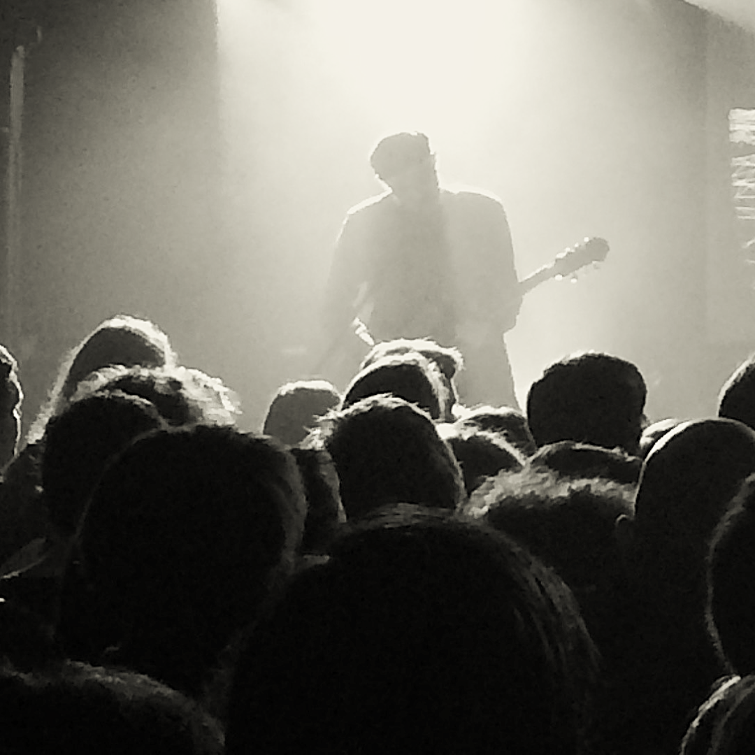 Guitarist on stage